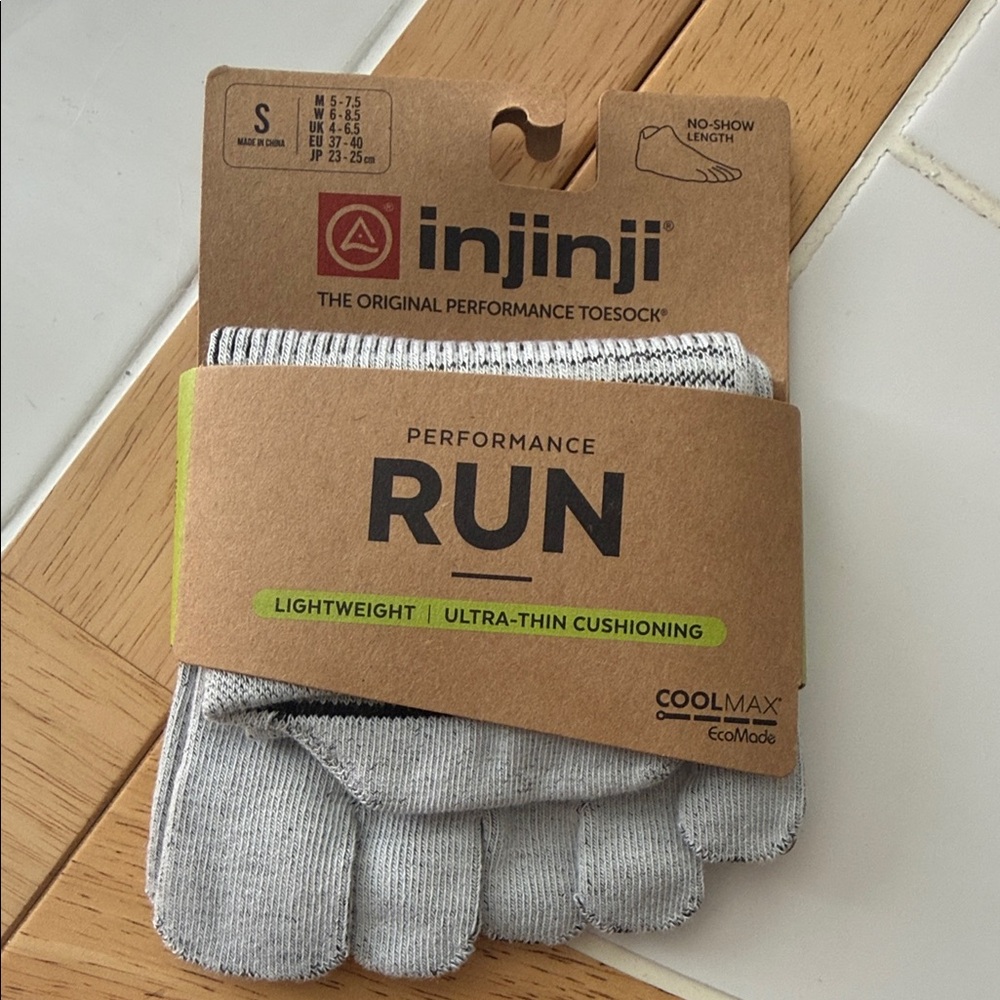 NWT Injinji Performance Run Toe Socks 🧦 S